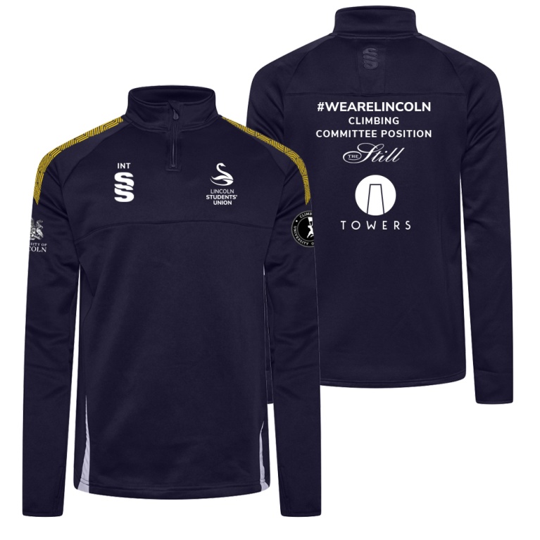 Climbing - Fuse Performance Top : Navy / White