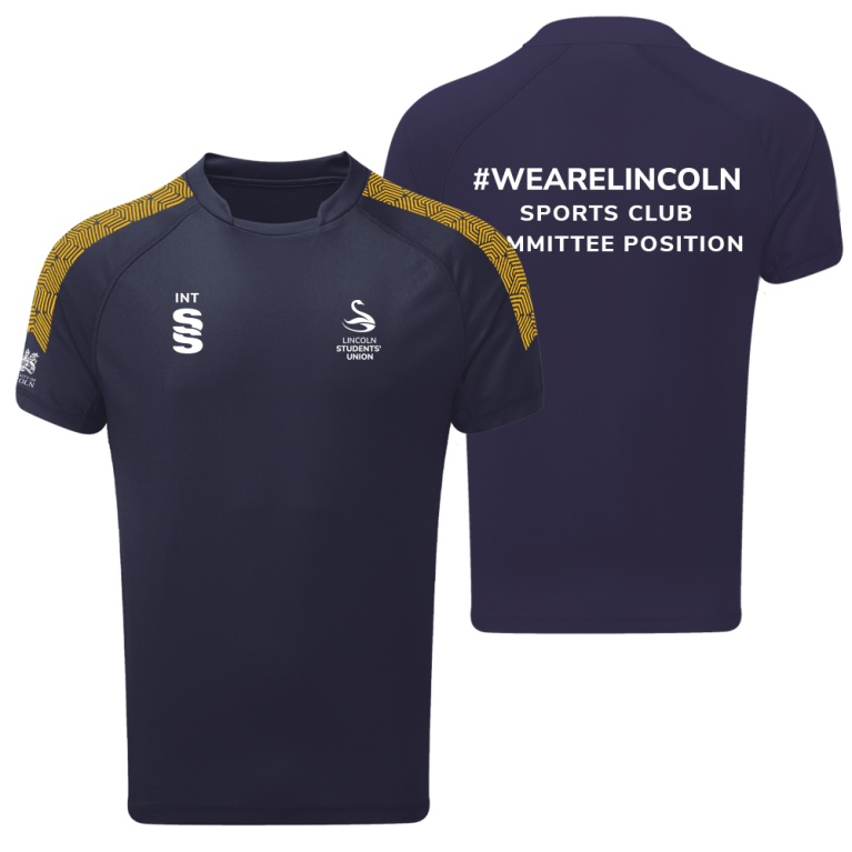 Lincoln Students Union - Dual Games Shirt - Navy - Women's Fit