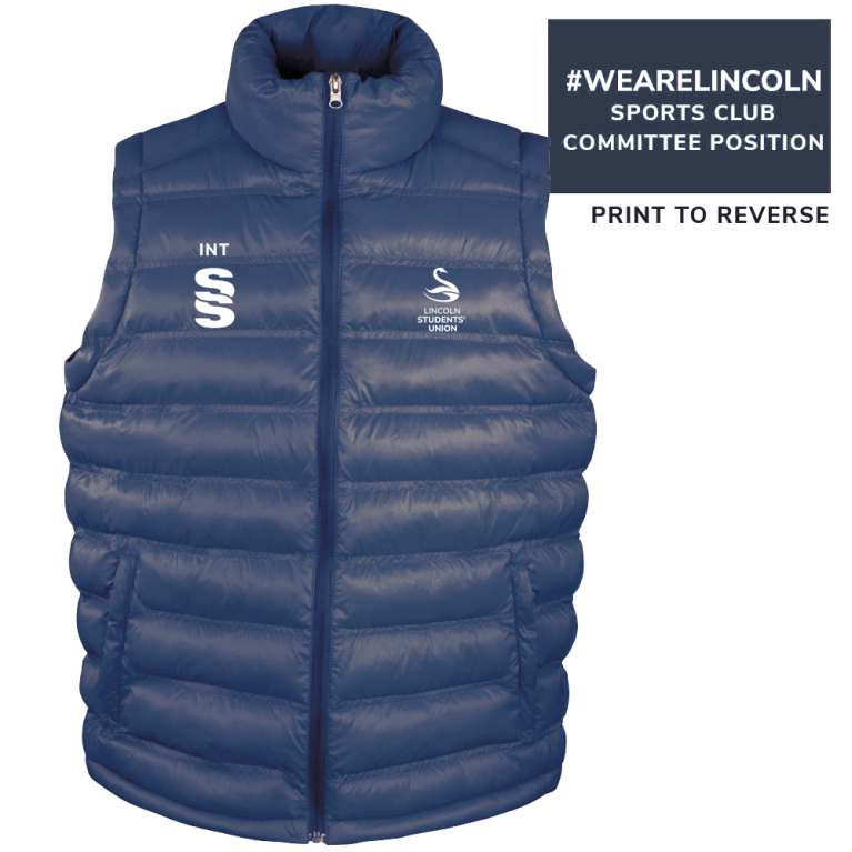 Lincoln Students Union - Padded Gilet - Men's Fit