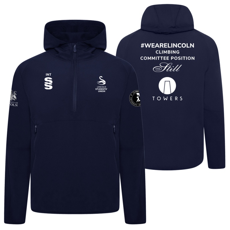 Climbing - Dual Elite 1/4 Zip Hoody / Rain Jacket : Navy