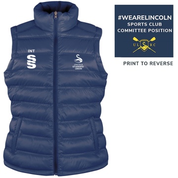 Rowing - Women's Padded Gilet : Navy
