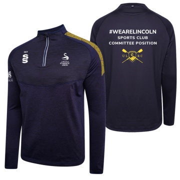 Rowing - 1/4 Zip Dual Performance Top : Navy