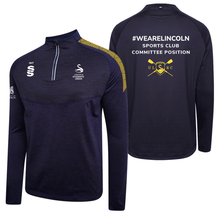 Rowing - 1/4 Zip Dual Performance Top : Navy