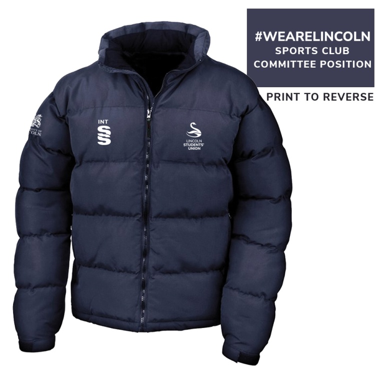 Lincoln Students Union - Holkham Down Feel Jacket - Unisex Fit
